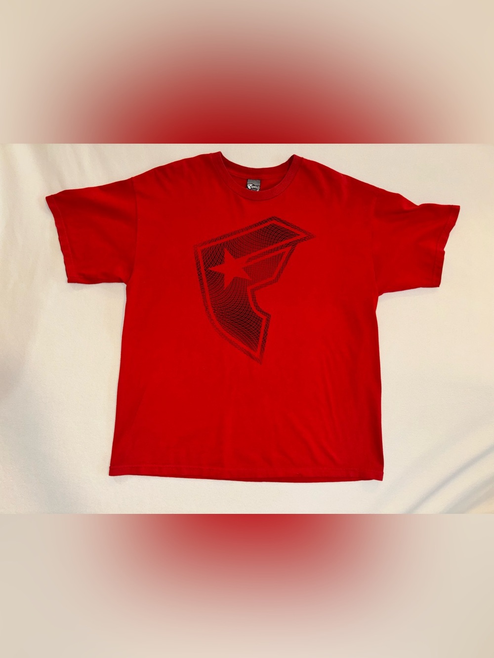 Vintage Y2K Famous Stars & Straps Red FSAS Logo Graphic T-Shirt Men’s XL Tee